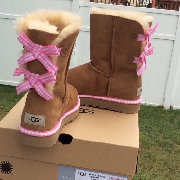 Ugg Bailey Bow Gingham - Picture 2 of 6